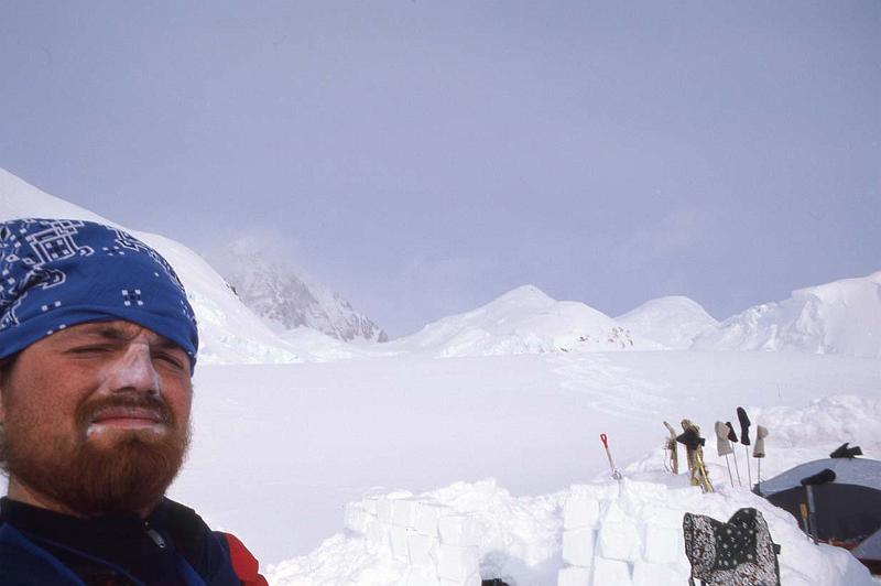 041 McKinley May 1987 Me Glacier Camp.jpg